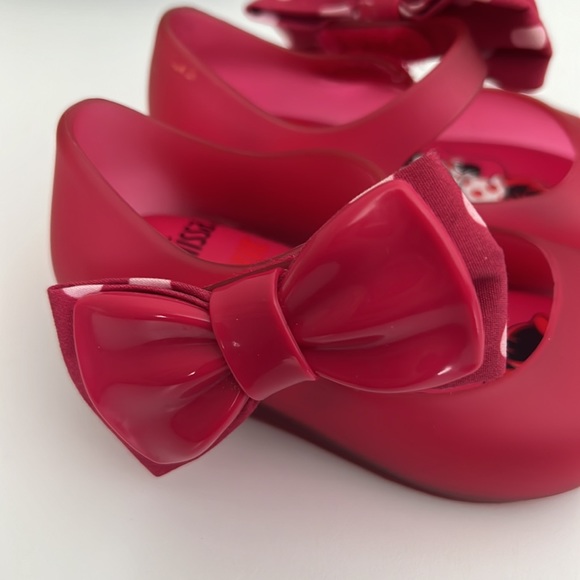 Mini Melissa Pink Minnie Mouse shoes - Picture 2 of 4